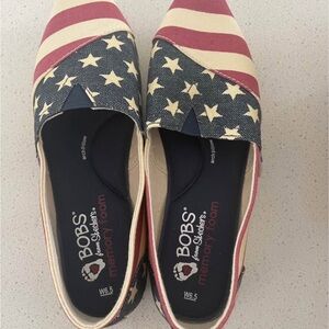 BOBS from Skechers Red and Blue Espadrilles new never worn